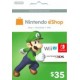 Nintendo eShop Prepaid Card 35$ (US)